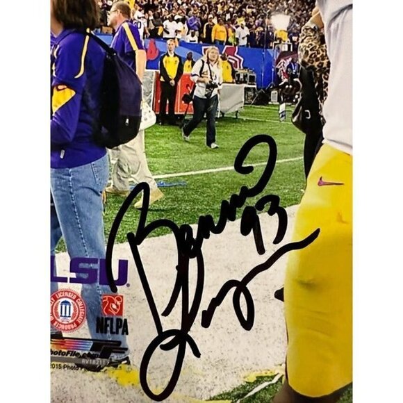 Bennie Logan signed 2011 SEC Champs Autographed LSU Tigers 8x10 Photo JSA - Picture 2 of 4